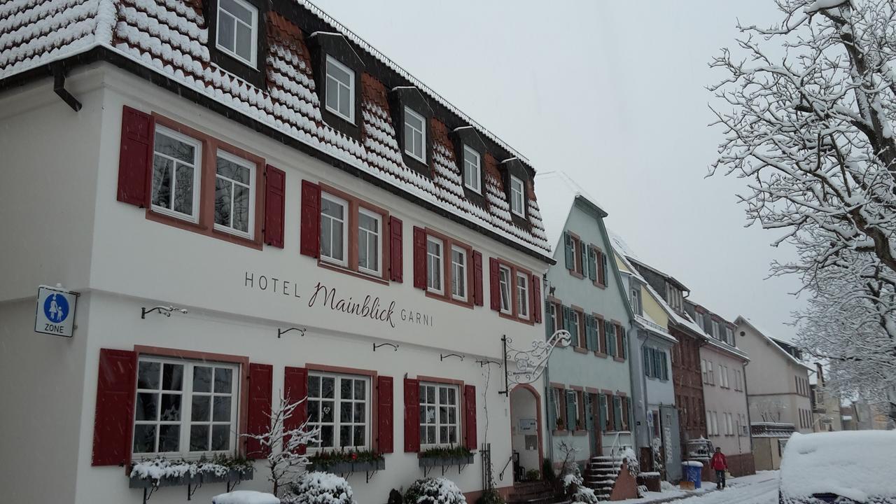Hotel Mainblick Garni มาร์คทายเดินเฟลด์ ภายนอก รูปภาพ